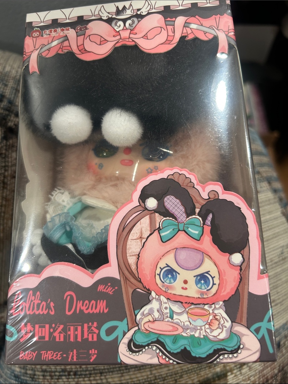 Lolita's Dream Mini Plush Doll - Pink, Black & Teal